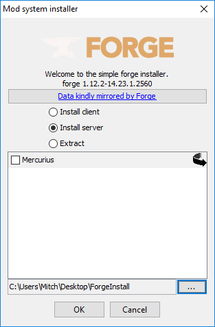 Install Minecraft Forge