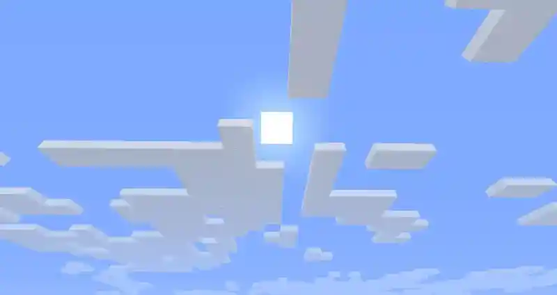 Minecraft sky background