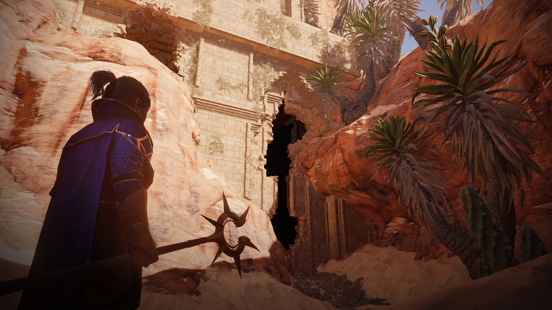 enshrouded multiplayer server players exploring ruins