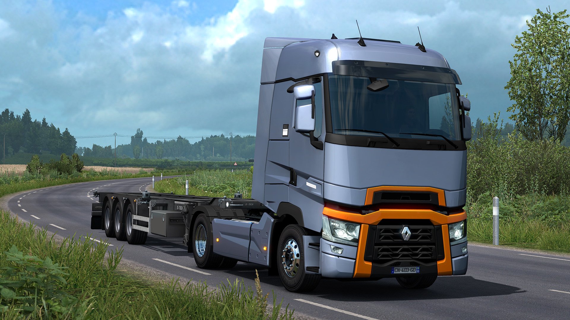 euro truck simulator 2 camión manejando multijugador