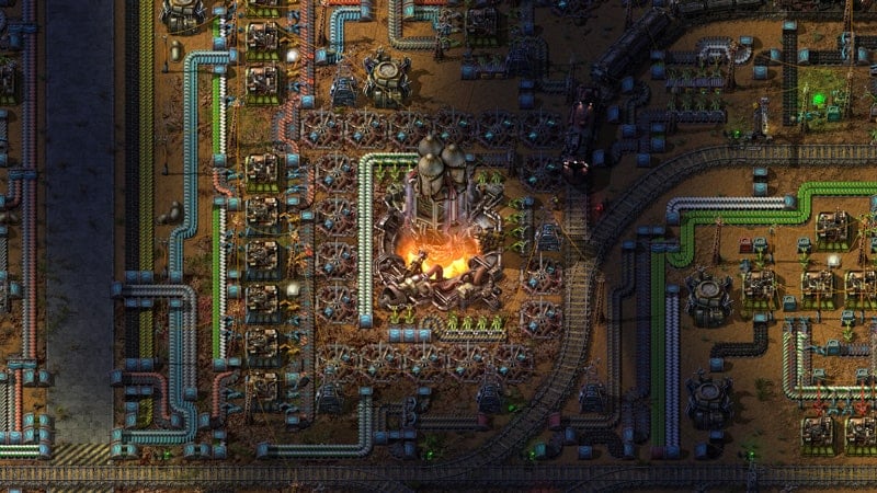 factorio factory produces variety resources